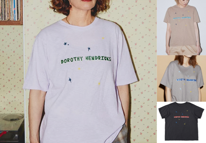 Dorothy HendricksロゴTシャツ
