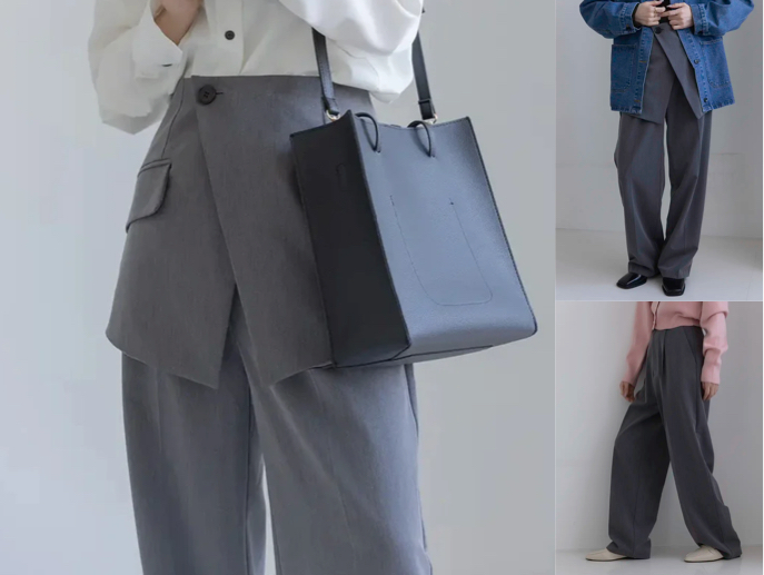 jmalletteグレーのパンツ
