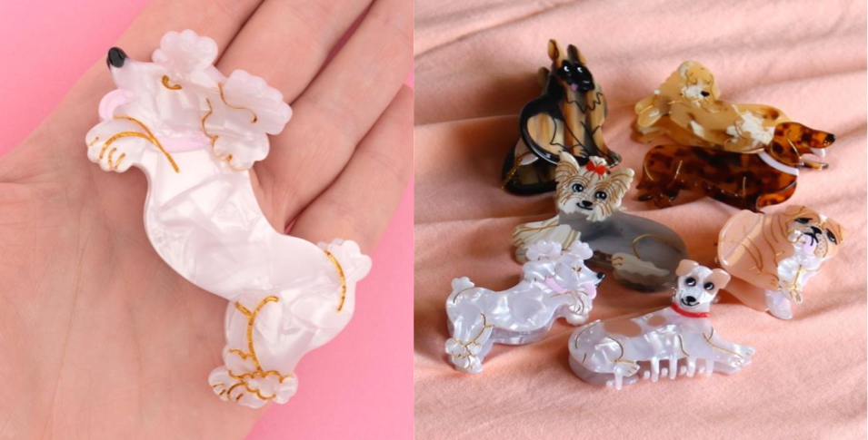 Coucou Suzette（ククシュゼット）犬ちゃんヘアクリップ