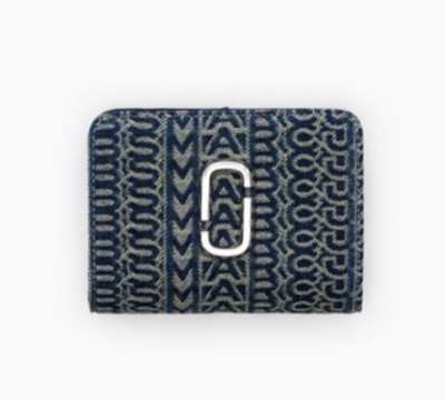 MARC JACOBS（マークジェイコブス）ネイビーのデニムミニウォレット / 財布