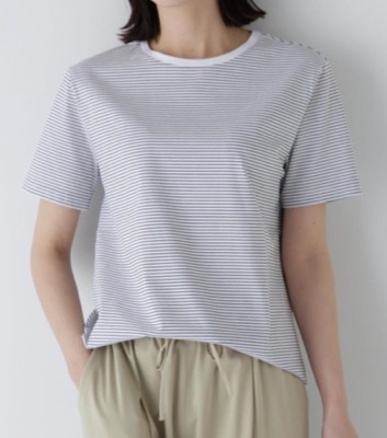 Human Woman（ヒューマンウーマン）ボーダーTシャツ
