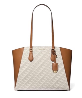 MICHAEL MICHAEL KORS（マイケル・マイケル・コース）ブラウンのシグネチャートートバッグ