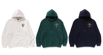 A BATHING APE（アベイシングエイプ）グリーンのパーカー