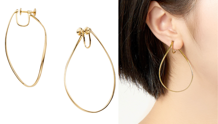 ヴァンドーム青山（Vendome Aoyama）ゴールドのフープピアス