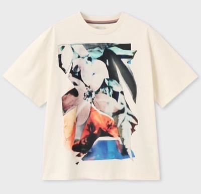 Paul Smith（ポールスミス）アイボリーのプリントTシャツ