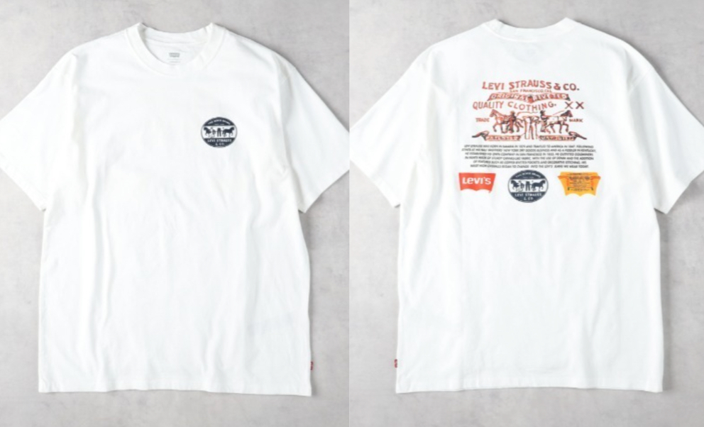 Levi's（リーバイス）ホワイトのプリントTシャツ