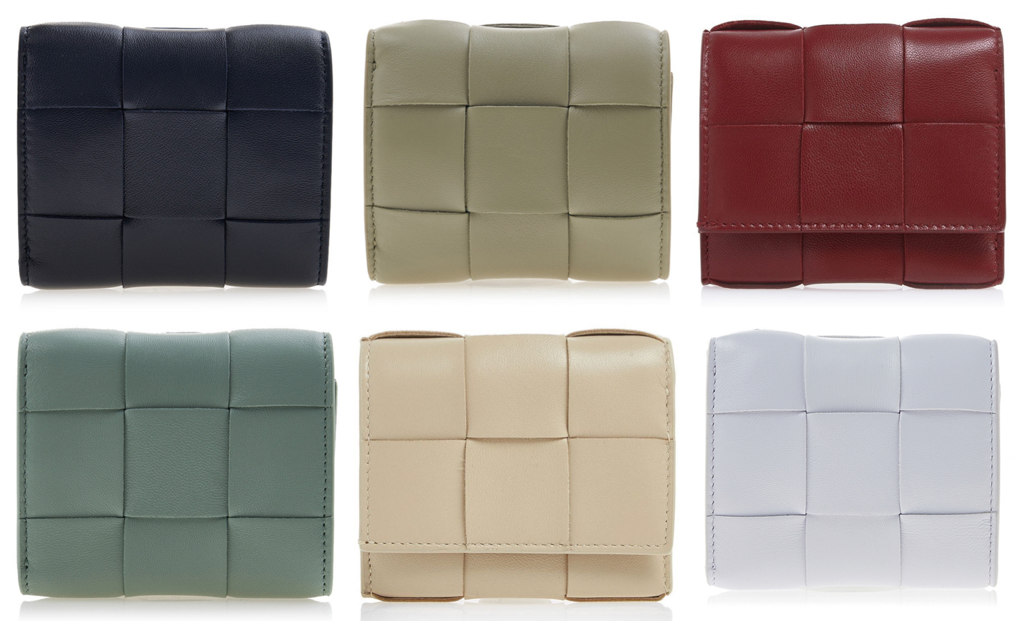 BOTTEGA VENETA（ボッテガヴェネタ）ライトピンクの三つ折り財布