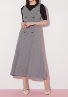 JILL by JILLSTUART（ジルスチュアート）グレーのジャンスカ