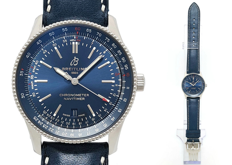 BREITLING（ブライトリング）ネイビーの腕時計