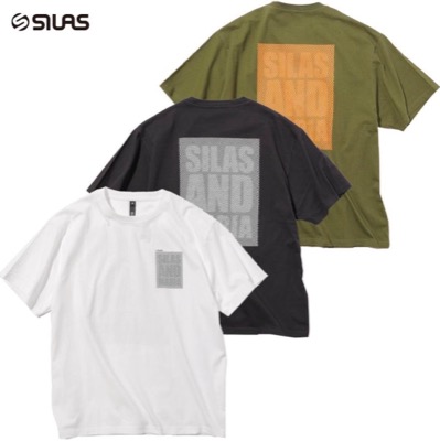 SILAS（サイラス）ホワイトのバックプリントTシャツ