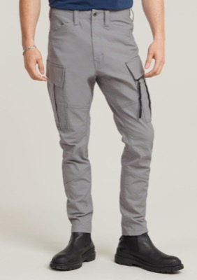 G-STAR RAW（ジースター・ロゥ）グレーのジップパンツ