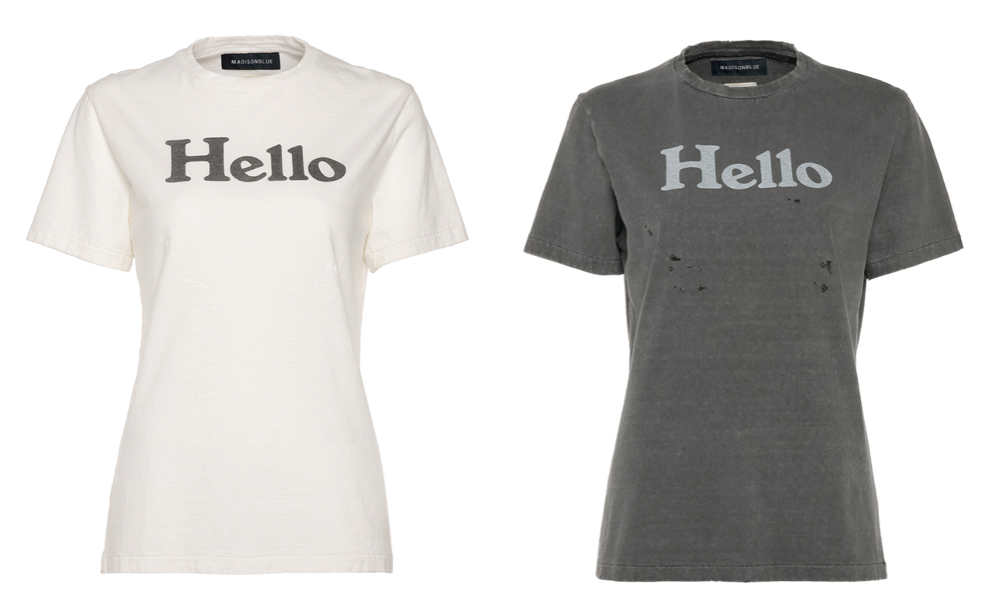 MADISONBLUE『Hello』ロゴTシャツ