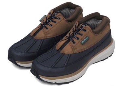 Malbon Golf（マルボンゴルフ）ブラウンxネイビーのスニーカー
