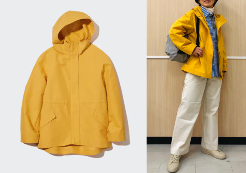 UNIQLOイエローのジャケット