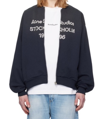 Acne Studios（アクネストゥディオズ）ブラックのロゴジャケット