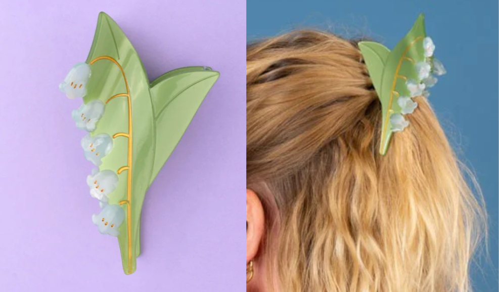 Coucou Suzette（ククシュゼット）スズランのヘアクリップ