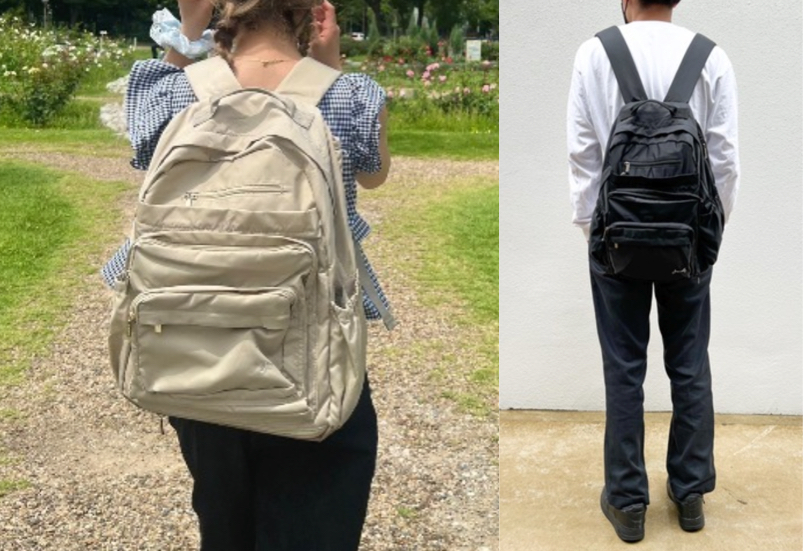 jumelleベージュのバックパック