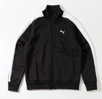 PUMA（プーマ）ブラックのトラックジャケット