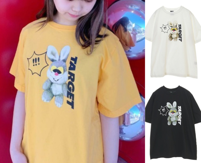 Candy StripperイエローのTシャツ
