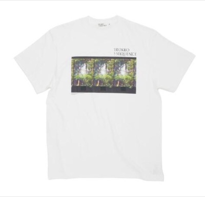green label relaxing（グリーンレーベルリラクシング）ホワイトのプリントTシャツ