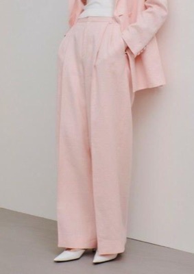 allureville（アルアバイル）ライトピンクのタックパンツ
