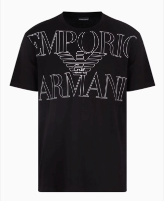 Armani（アルマーニ）ブラックのロゴTシャツ