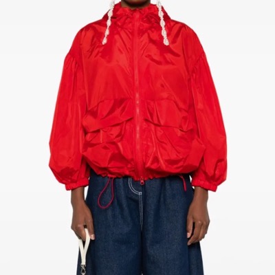 Simone Rocha（シモーンロシャ）赤いフーディージャケット