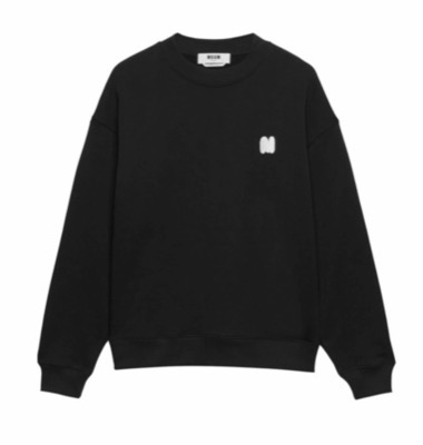 MSGM（エムエスジーエム）ブラックのスウェット