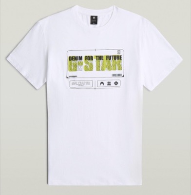 G-STAR RAW（ジースターロゥ）ホワイトのプリントTシャツ