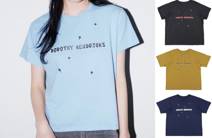 Dorothy Hendricks（ドロシー ヘンドリックス）ライトブルーのTシャツ
