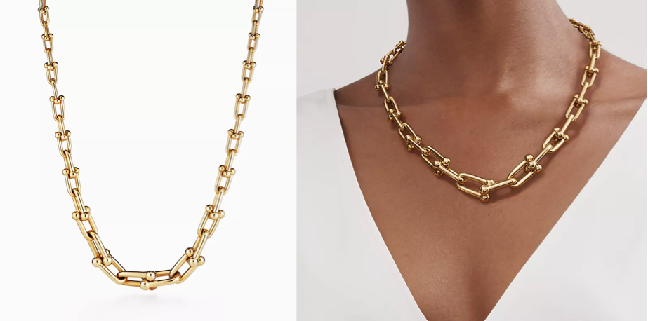 Tiffany & Co.（ティファニー）ゴールドのチェーンネックレス