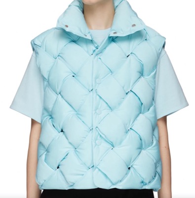 BOTTEGA VENETA（ボッテガヴェネタ）サックスブルーのジレ