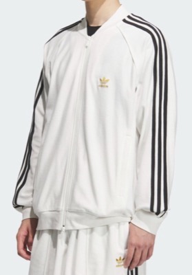 adidas（アディダス）ホワイトのトラックジャケット