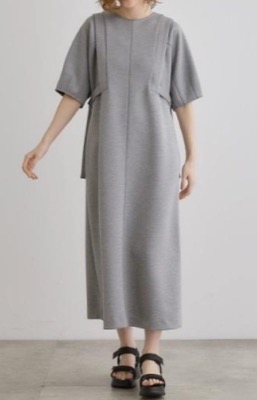grove（グローブ）グレーのマキシワンピース