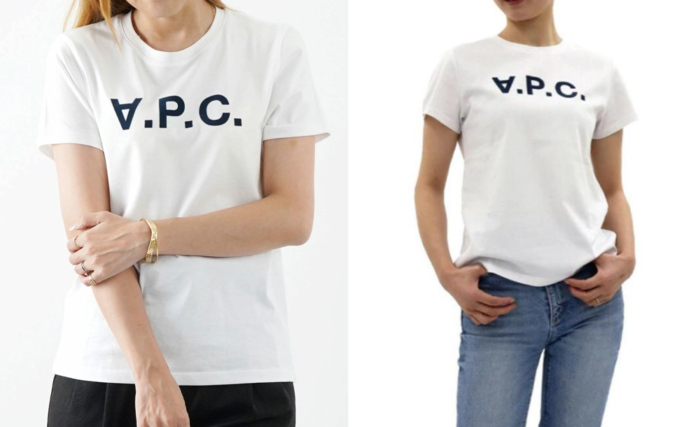 A.P.CホワイトのTシャツ
