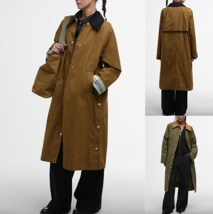 Barbour（バブアー）ブラウンのロングコート