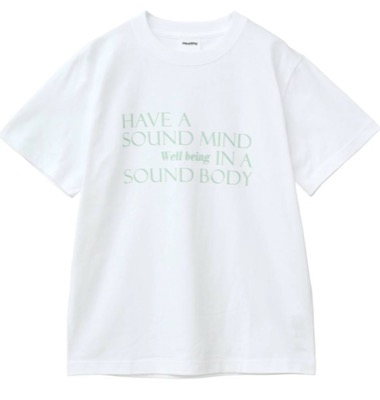 HEALTHY DENIM（ヘルシーデニム）ホワイトのロゴTシャツ