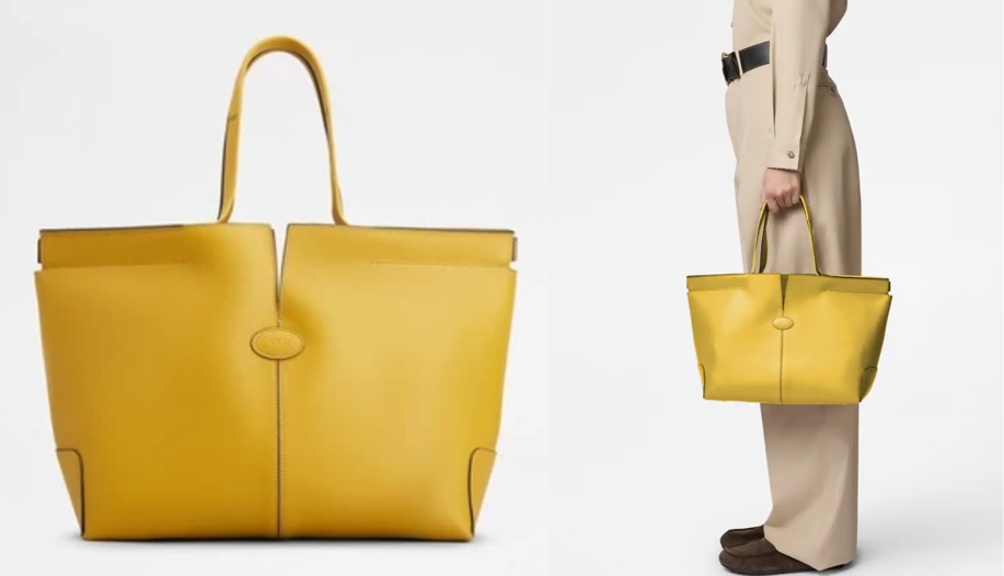 TOD'S（トッズ）イエローのトートバッグ