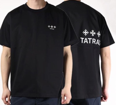 TATRAS（タトラス）ブラックのTシャツ