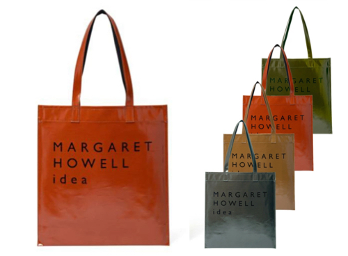 MARGARET HOWELL ideaキャメルブラウンのトートバッグ