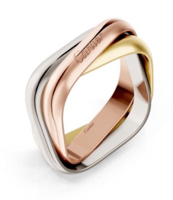 Cartier（カルティエ）3色ゴールドのリング