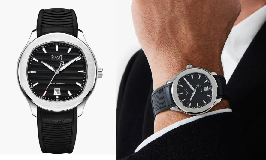 PIAGET（ピアジェ）ブラックxシルバーの腕時計