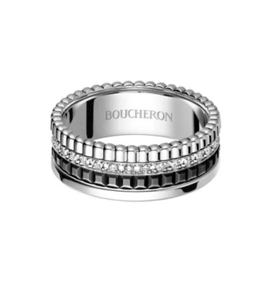 BOUCHERON（ブシュロン）シルバーxブラックのリング