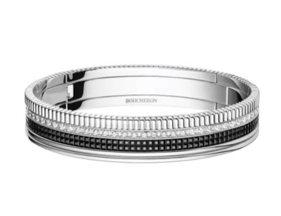 BOUCHERON（ブシュロン）シルバーxブラックのバングル