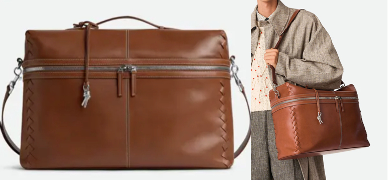 BOTTEGA VENETA（ボッテガヴェネタ）ブラウンのレザーバッグ