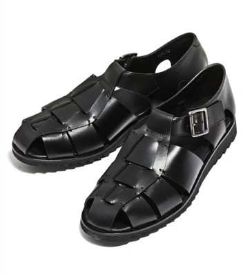 Paraboot（パラブーツ）ブラックのグルカサンダル
