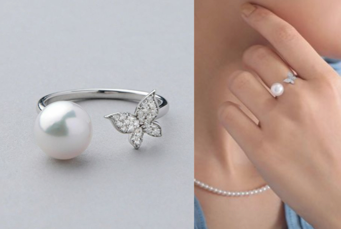 Pearl for Life（パールフォーライフ）シルバーxパールのリング