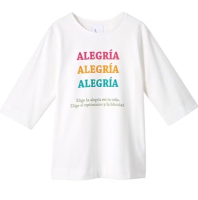 S sybilla（エス バイ シビラ）ホワイトのロゴTシャツ