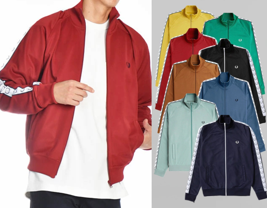 Fred Perry（フレッドペリー）赤いトラックジャケット