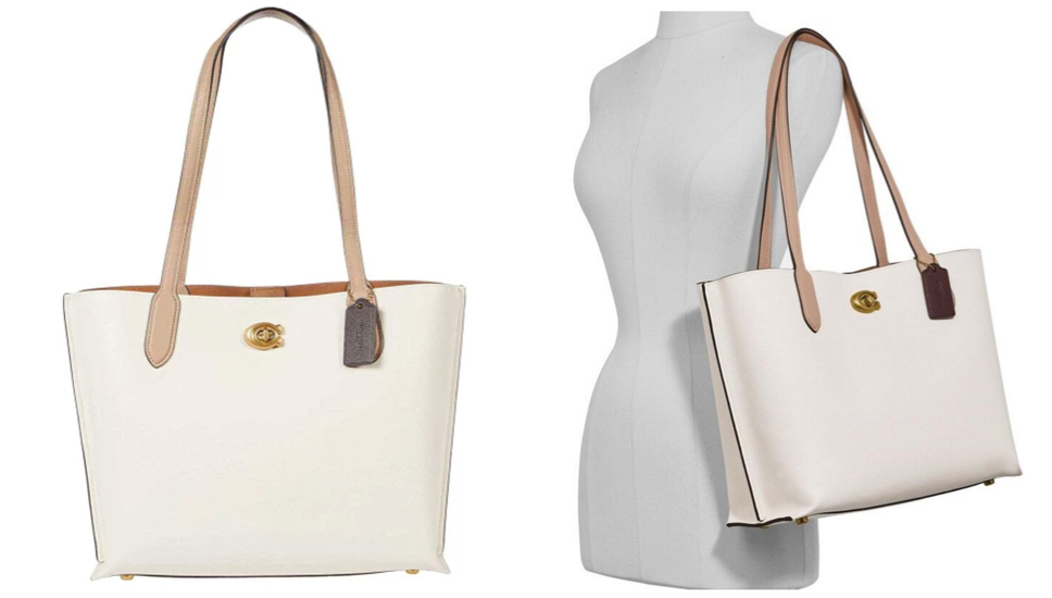 Coachホワイトのトートバッグ